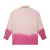 Camicia a quadri con effetto dip-dye