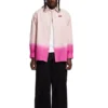 Camicia a quadri con effetto dip-dye