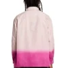 Camicia a quadri con effetto dip-dye