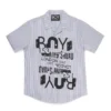 Camicia BOY Kr in seersucker