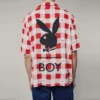 Camicia da resort Playboy x BOY Gingham Bunny