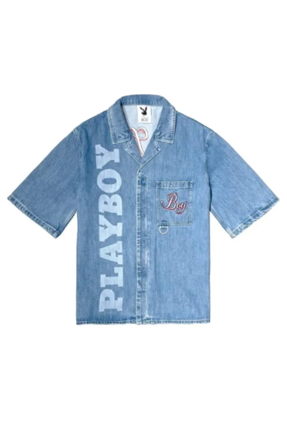 Camicia in denim Playboy x BOY Jumbo Bunny