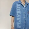 Camicia in denim Playboy x BOY Jumbo Bunny