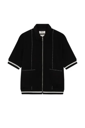 Camicia in spugna con zip
