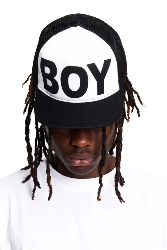 Cappellino Snapback in rete BOY London