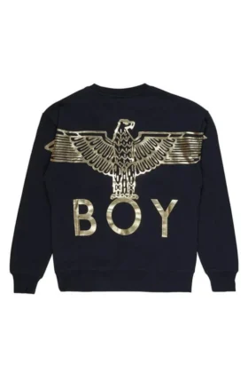 Felpa BOY Eagle con stampa sul retro