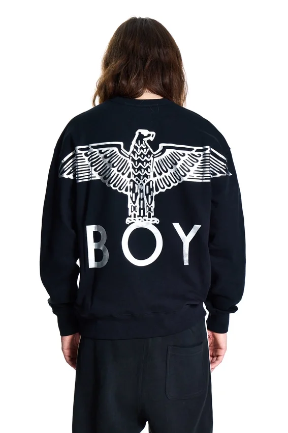 Felpa BOY Eagle con stampa sul retro