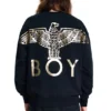 Felpa BOY Eagle con stampa sul retro