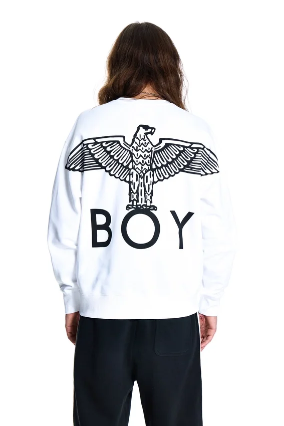 Felpa BOY Eagle con stampa sul retro