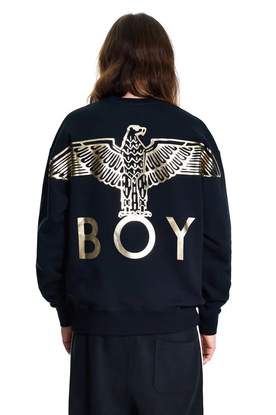 Felpa BOY Eagle con stampa sul retro