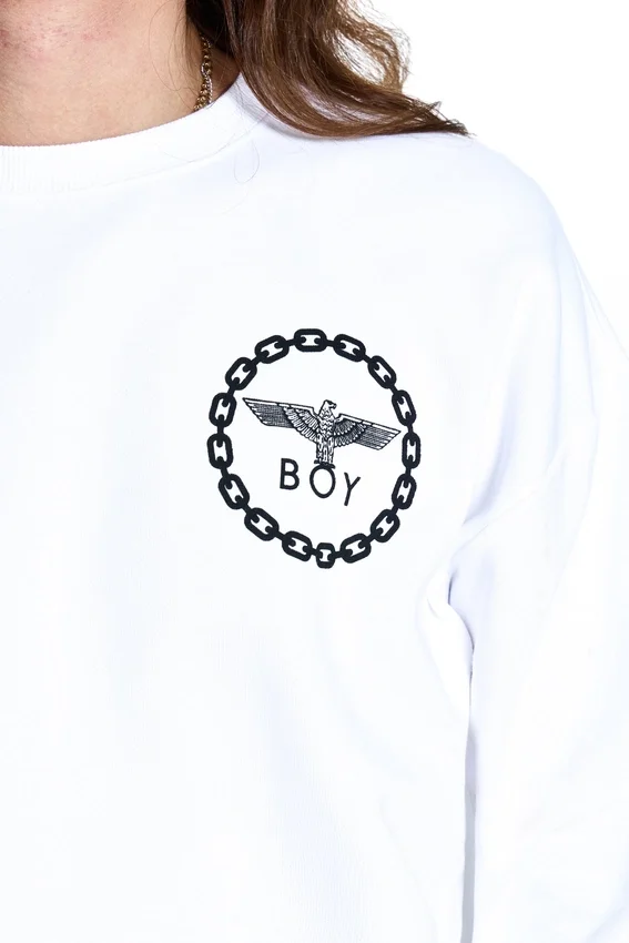 Felpa BOY Eagle con stampa sul retro