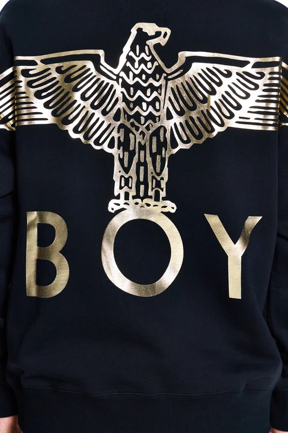 Felpa BOY Eagle con stampa sul retro