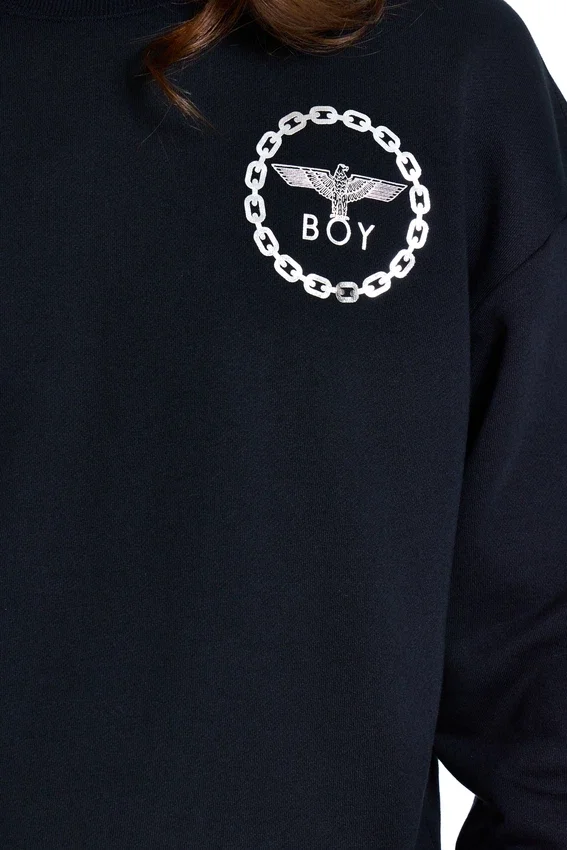 Felpa BOY Eagle con stampa sul retro