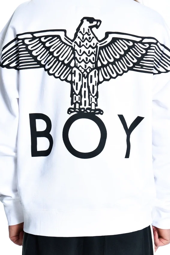Felpa BOY Eagle con stampa sul retro