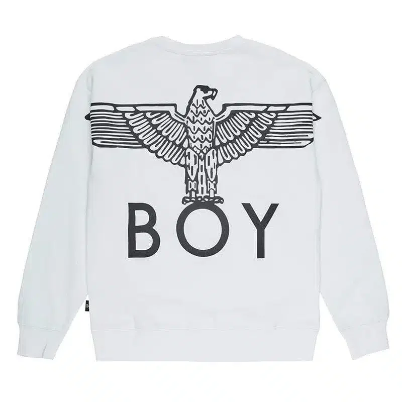 Felpa BOY Eagle con stampa sul retro