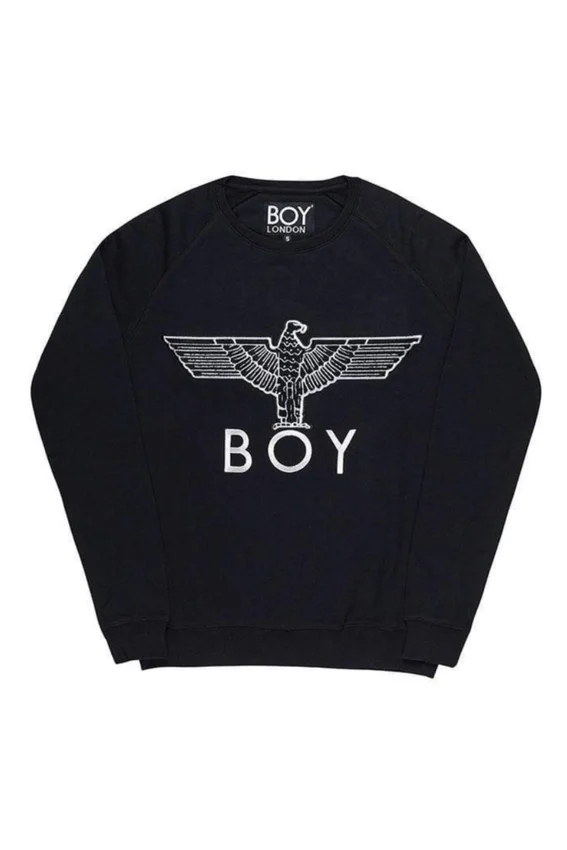 Felpa con applicazione BOY Eagle