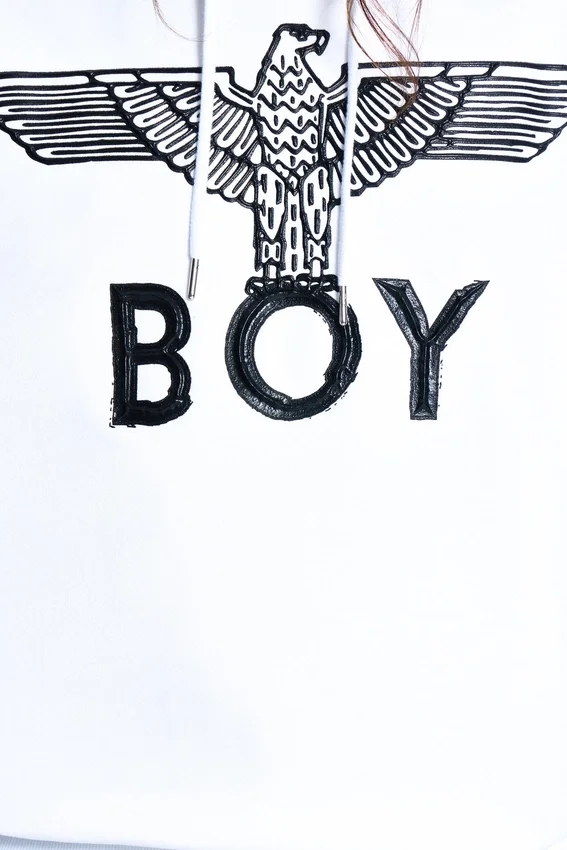 Felpa con cappuccio BOY Eagle Scribble