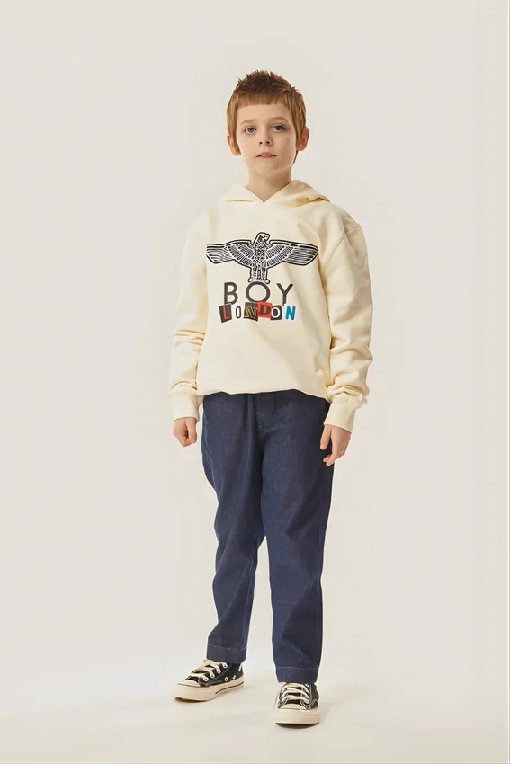 Felpa con cappuccio BOY Quadruple Kids