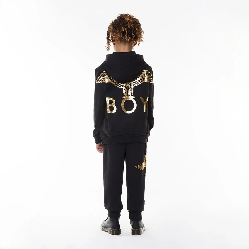 Felpa con cappuccio per bambini BOY Eagle con stampa sul retro