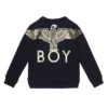 Felpa per bambini BOY con stampa Eagle sul retro