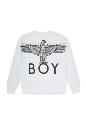Felpa per bambini BOY con stampa Eagle sul retro
