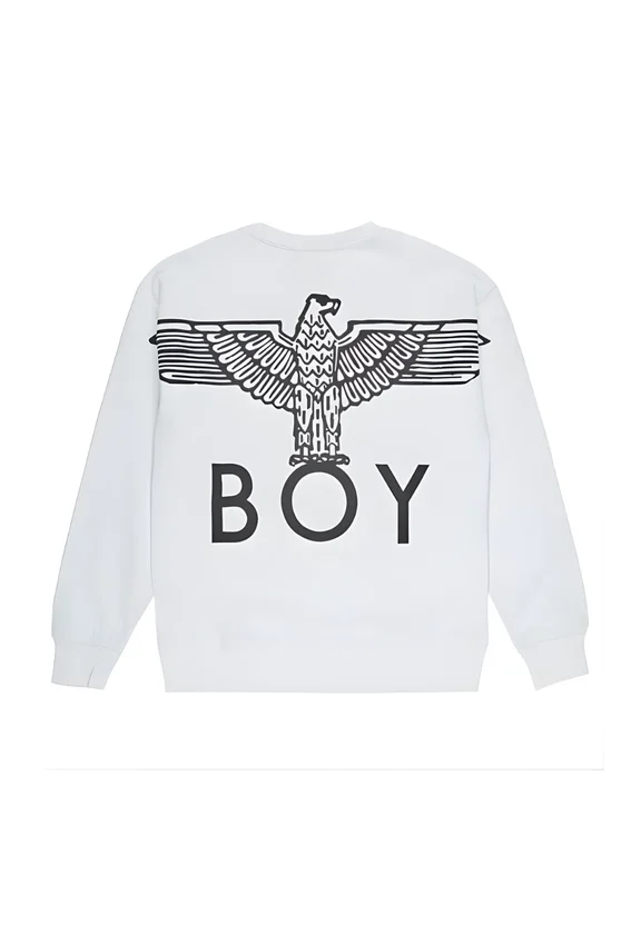 Felpa per bambini BOY con stampa Eagle sul retro