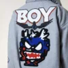 Giacca bomber “Moto Sticker” in stile varsity