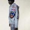 Giacca bomber “Moto Sticker” in stile varsity