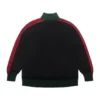 Giacca da tuta nera Crochet
