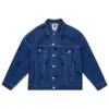 Giacca in denim a scacchi Playboy x BOY