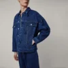 Giacca in denim a scacchi Playboy x BOY