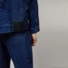Giacca in denim a scacchi Playboy x BOY
