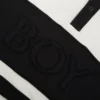Maglia da rugby a maniche corte con strisce effetto consumato in pantaloncini