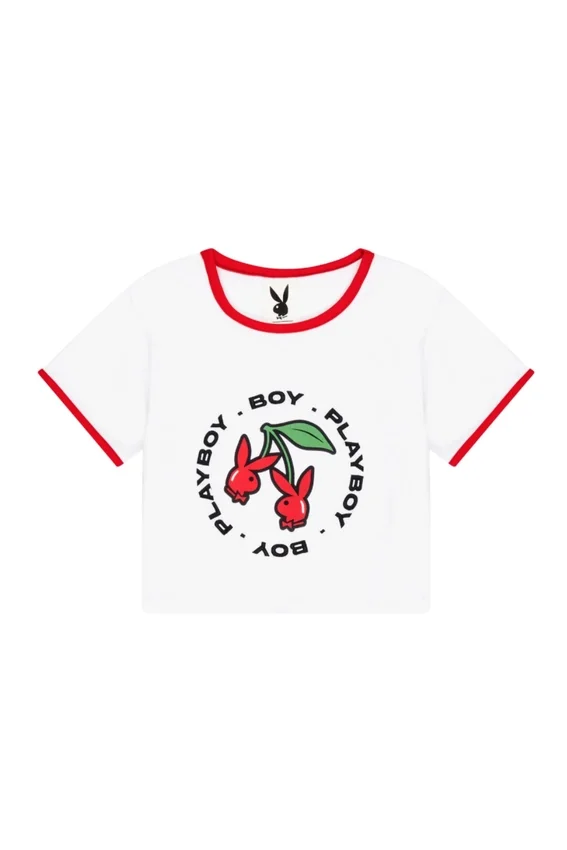 Maglietta Playboy x BOY Double Cherry Ringer T-shirt