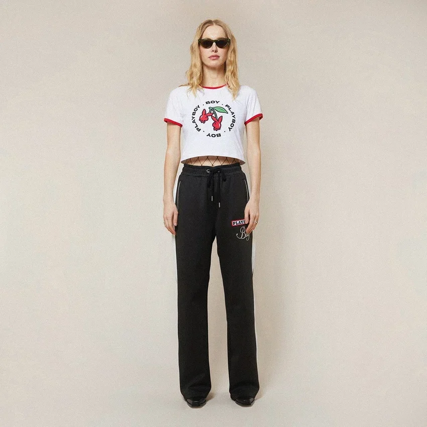 Maglietta Playboy x BOY Double Cherry Ringer T-shirt