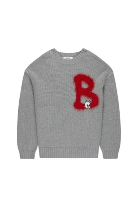 Maglione lavorato a maglia “B is for BOY”