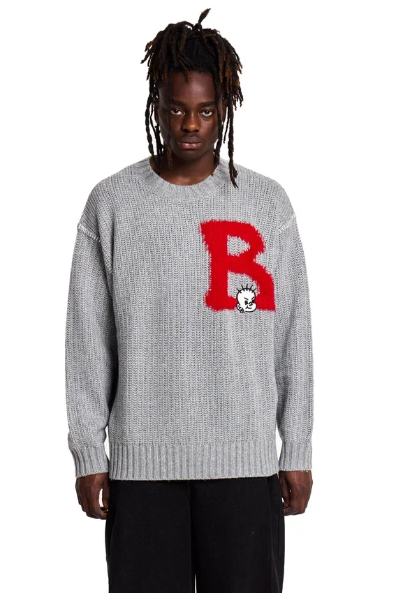 Maglione lavorato a maglia “B is for BOY”