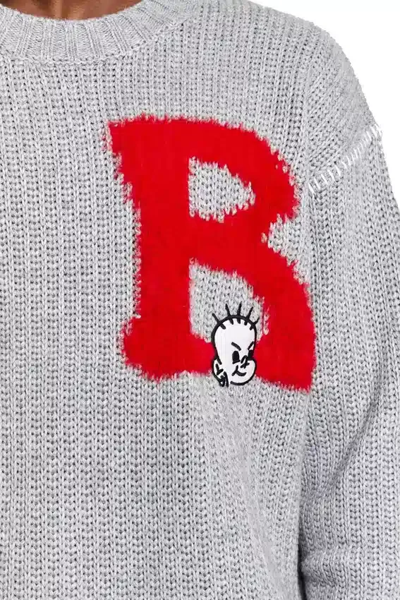 Maglione lavorato a maglia “B is for BOY”