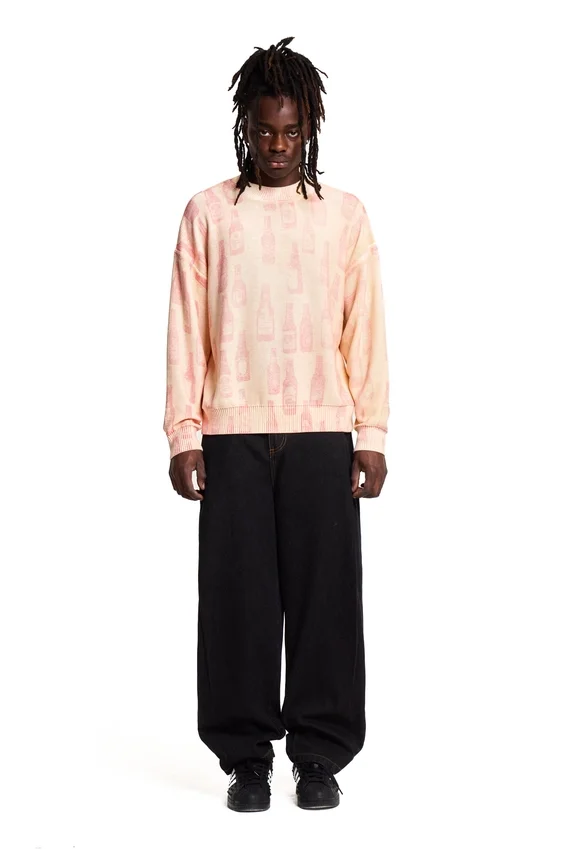 Maglione rosa "Bottle"