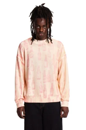 Maglione rosa “Bottle”