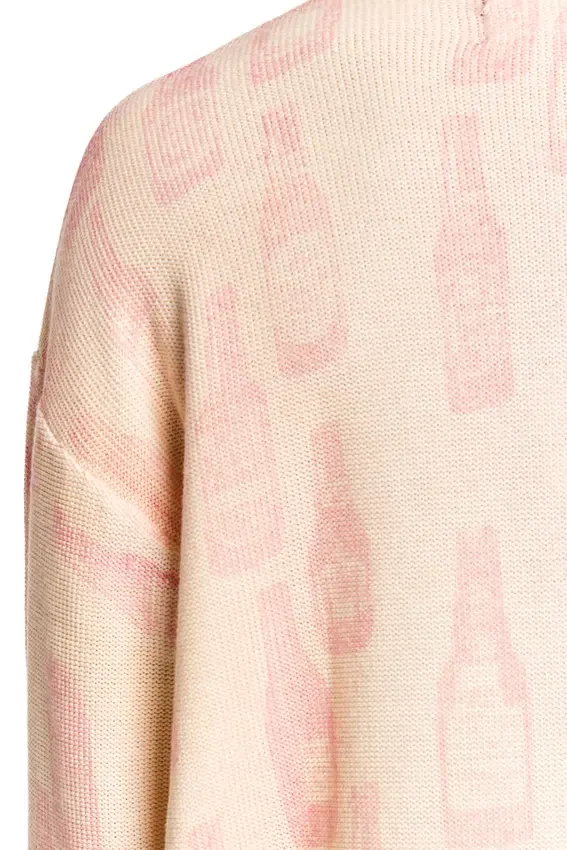 Maglione rosa "Bottle"