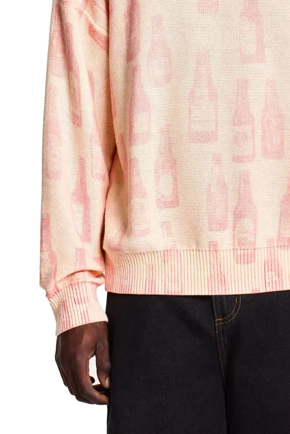 Maglione rosa "Bottle"