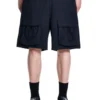 Pantaloncini cargo in nylon