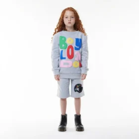 Pantaloncini con badge per bambini