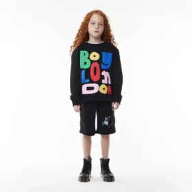 Pantaloncini con badge per bambini