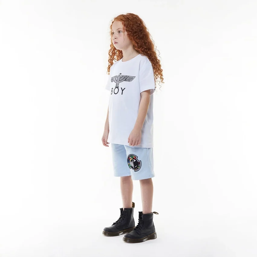 Pantaloncini con badge per bambini