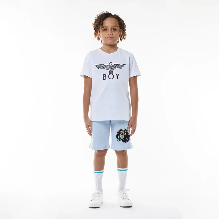 Pantaloncini con badge per bambini