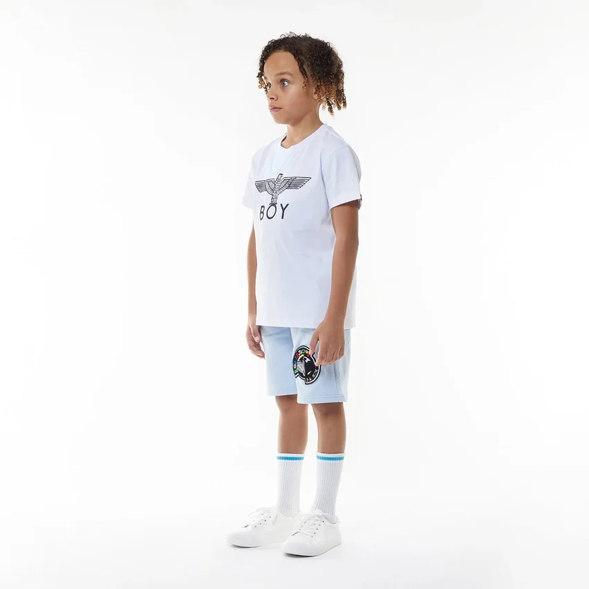 Pantaloncini con badge per bambini