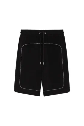 Pantaloncini in spugna con cerniera