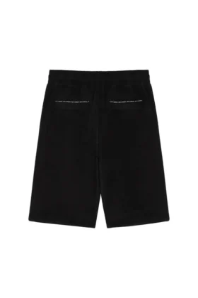 Pantaloncini in spugna con cerniera